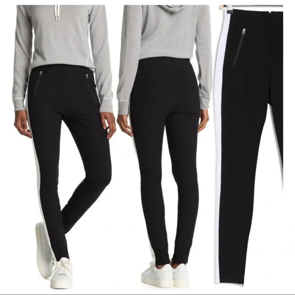 Rag & Bone New York Simone Sport Pant - Black/White 6